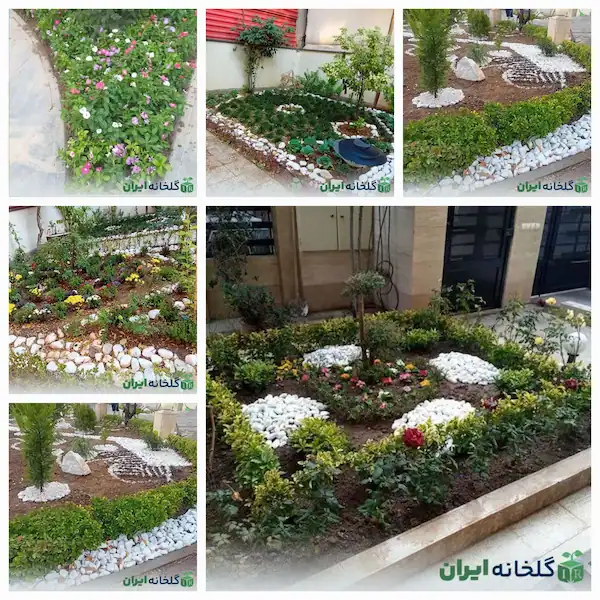 نمونه خدمات محوطه سازی شرکت گلخانه ایران