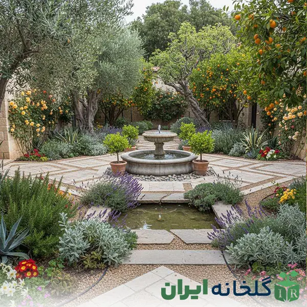 سبک باغ سازی مدیترانه ای