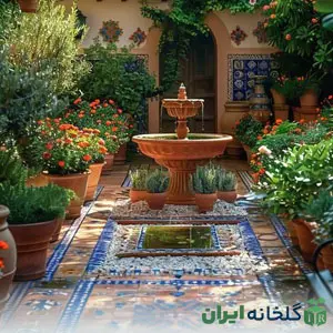 سبک محوطه سازی مدیترانهای سبک محوطه سازی مدیترانهای