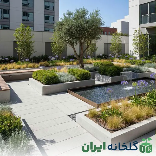 سبک باغ سازی مدرن