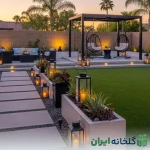 سبک محوطه سازی مدرن سبک محوطه سازی مدرن