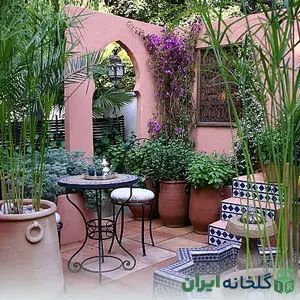 سبک محوطه سازی مراکشی و آفریقایی سبک محوطه سازی مراکشی و آفریقایی