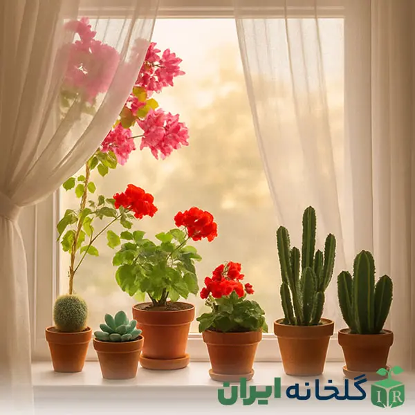 نور پنجره جنوبی برای گیاهان نور پنجره جنوبی برای گیاهان