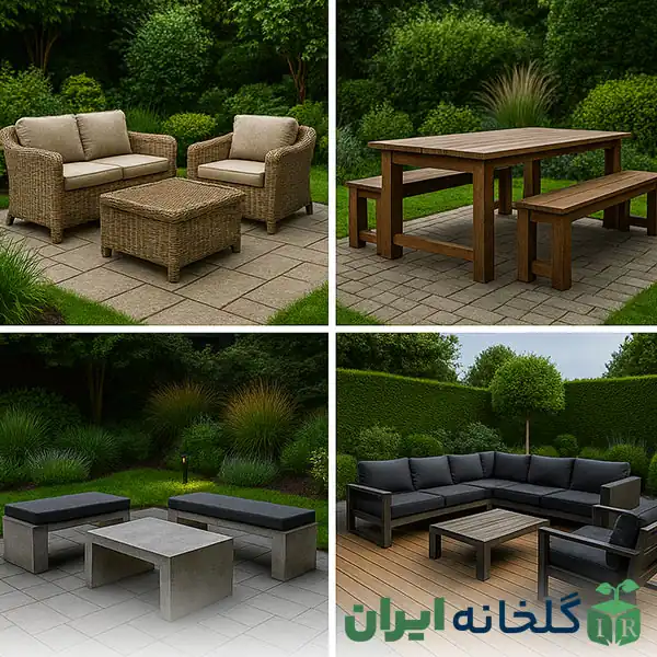 مبلمان و فضای نشستن در طراحی فضای سبز و لنداسکیپینگ مبلمان و فضای نشستن در طراحی فضای سبز و لنداسکیپینگ