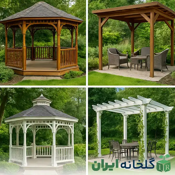 آلاچیق و پرگولا در محوطه سازی آلاچیق و پرگولا در محوطه سازی