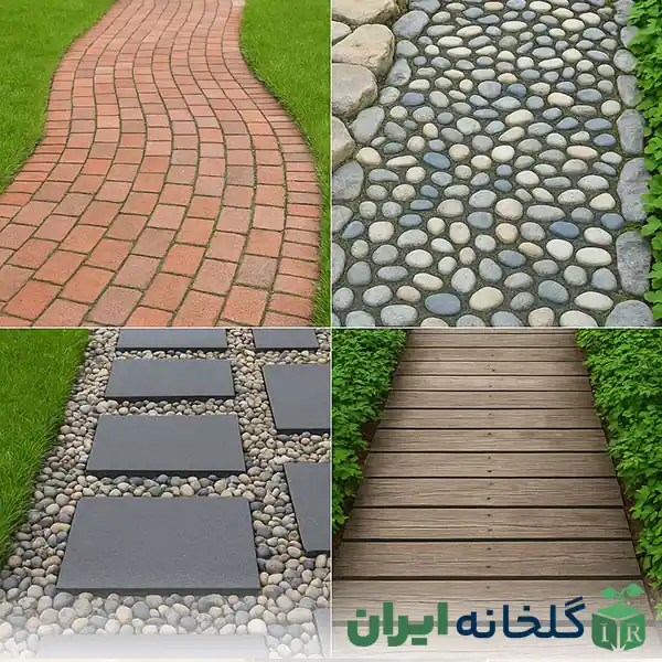 مسیر ها و کف سازی از المان های محوطه سازی مسیر ها و کف سازی از المان های محوطه سازی