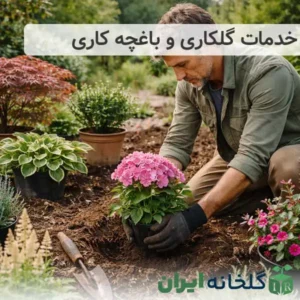 خدمات گلکاری و باغچه کاری