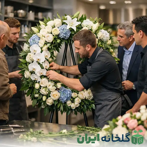 خرید تاج گل تلفنی از گلخانه ایران خرید تاج گل تلفنی از گلخانه ایران