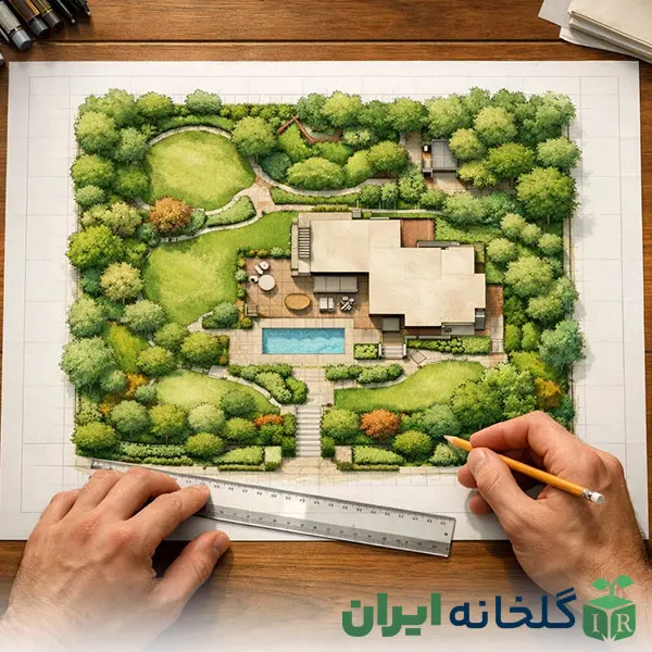 زون بندی در طراحی باغ زون بندی در طراحی باغ