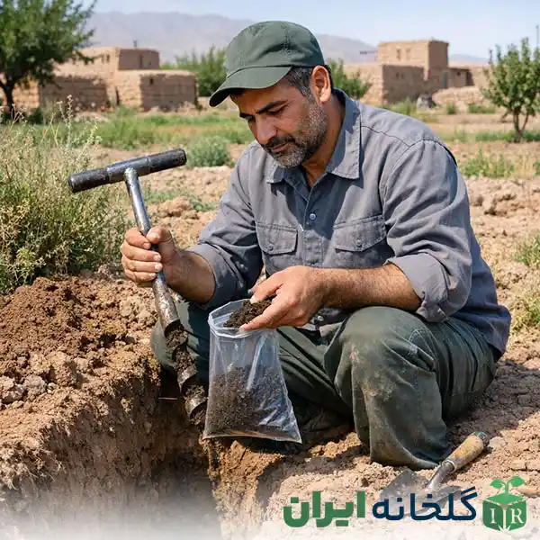 آزمایش خاک قبل از احداث باغ آزمایش خاک قبل از احداث باغ