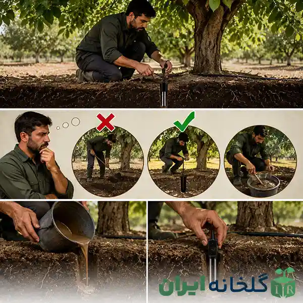 نحوه نصب سنسور رطوبت سنج خاک