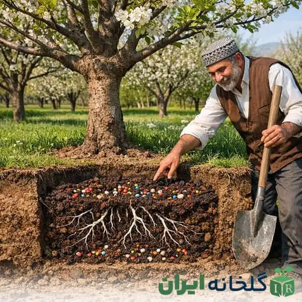Feeding trees in April with the Chalcod method