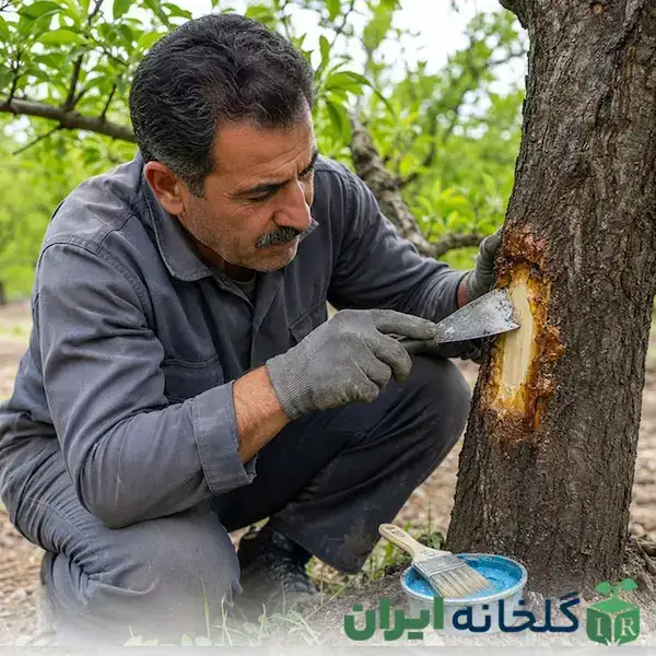 درمان شیره زدن درخت