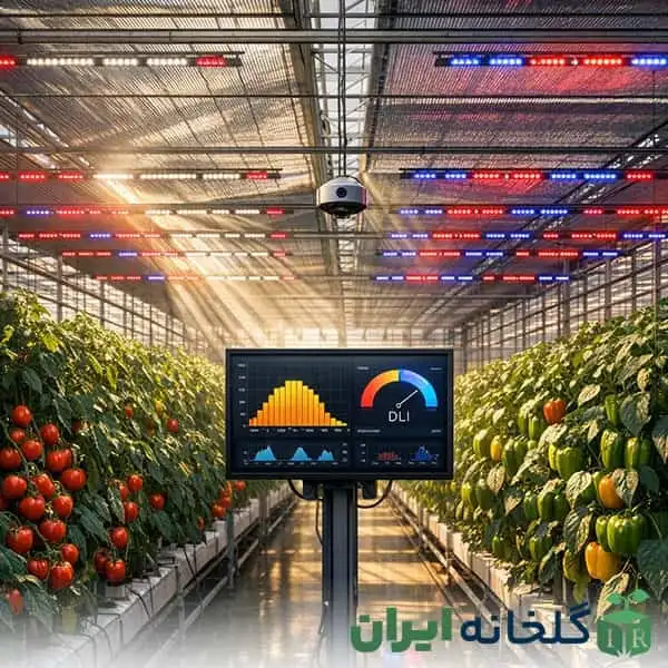 مدیریت نور در گلخانه
